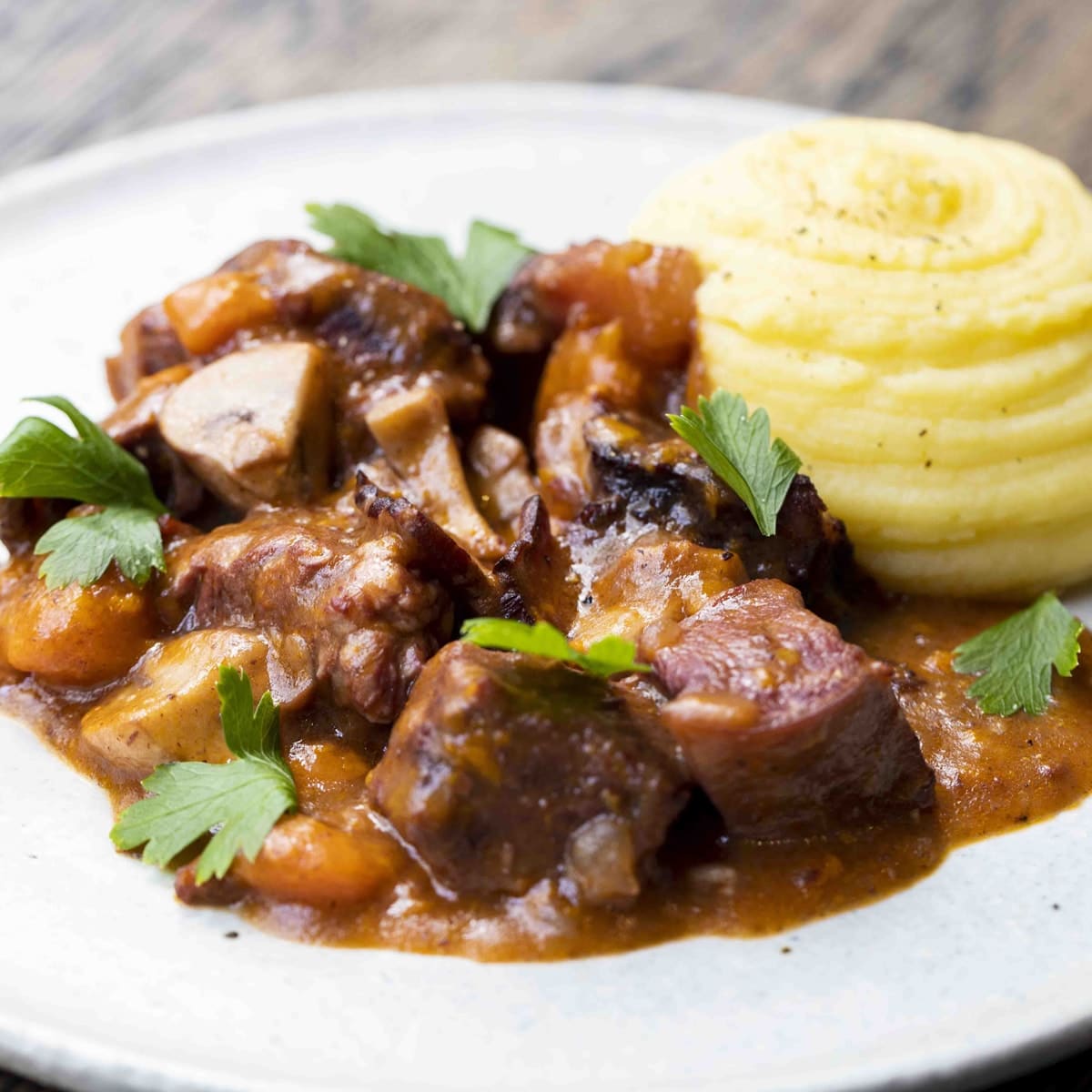 Beef Bourguignon for Two